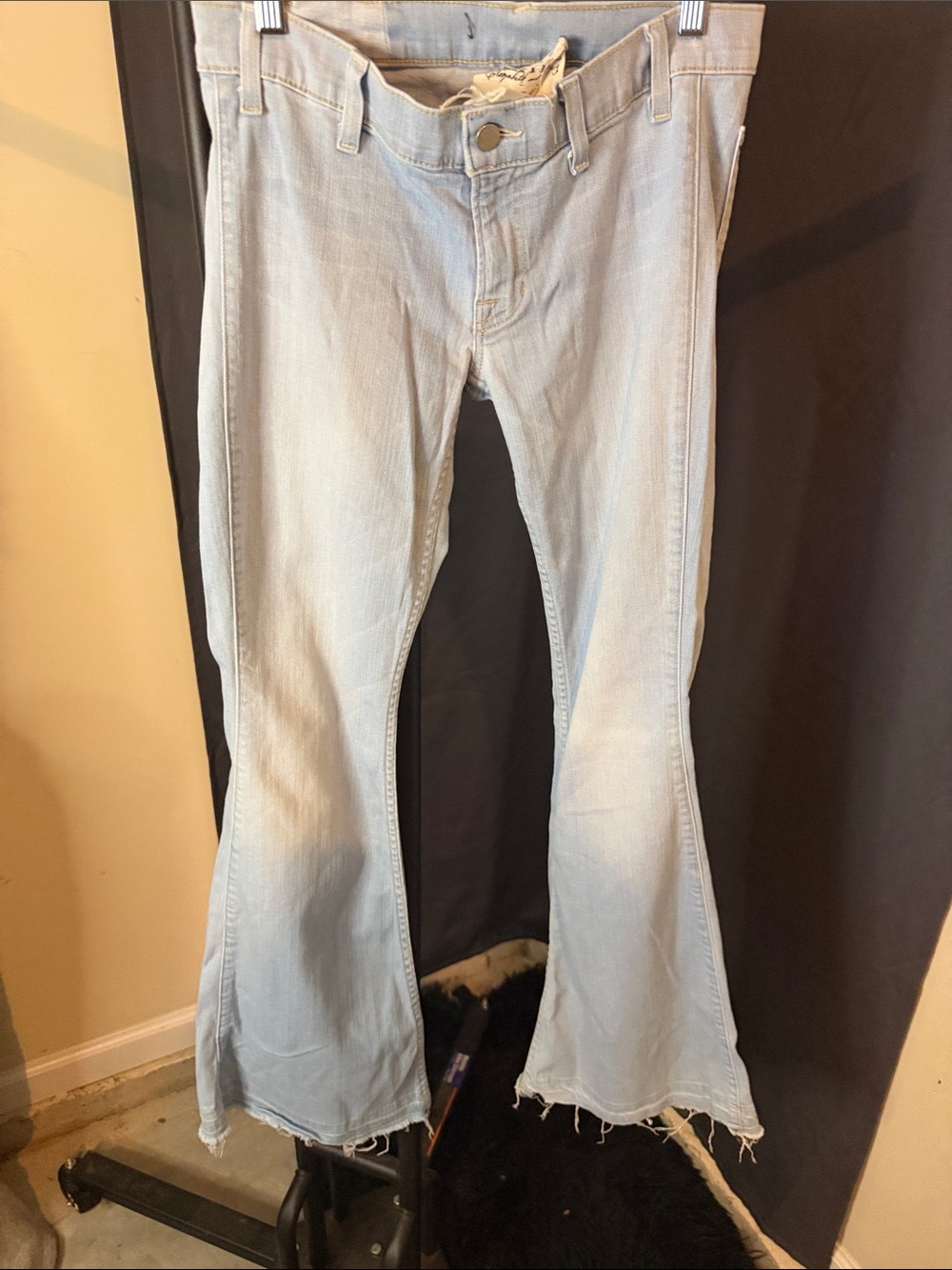 Elizabeth and James Light Blue Flare Jeans